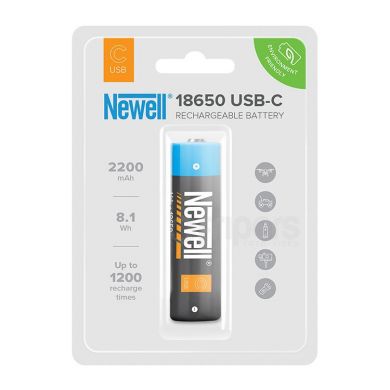 Akumulator Newell Li-ion 18650 USB-C 2200mAh