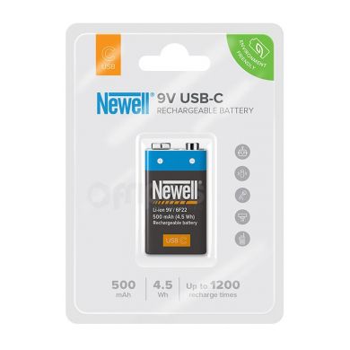 Akumulator Newell Li-ion 9V USB-C 500mAh