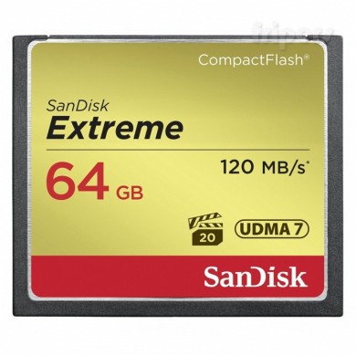 Karta pamięci CF SanDisk Extreme 64 GB 120 MB/s