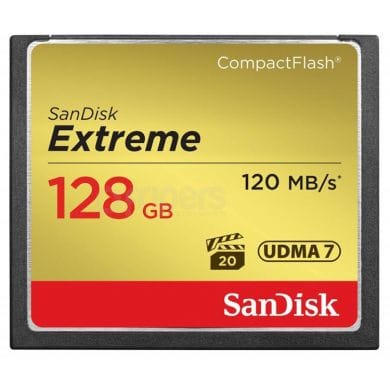 Karta pamięci SanDisk CF Extreme 128 GB 120 MB/s
