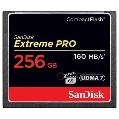 Karta pamięci SanDisk CF Extreme Pro 256 GB 160 MB/s
