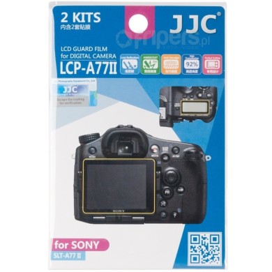 Zestaw osłon LCD JJC Sony SLT-A77 II poliwęglanowa