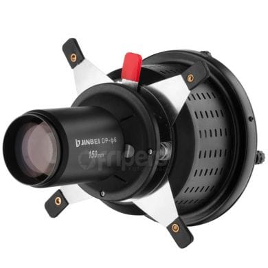 Strumienica optyczna Jinbei DP-6 Bowens, z zoomem i filtrami