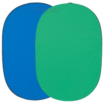 Składane tło fotograficzne FreePower 150x200cm zielono-niebieskie