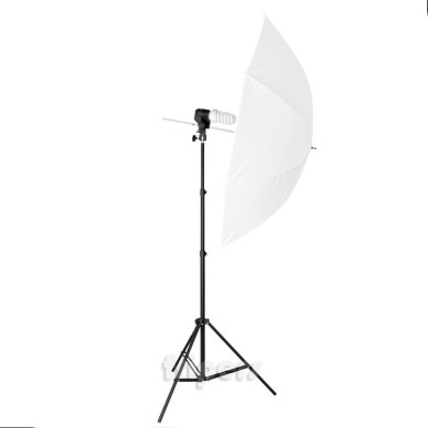 Zestaw reporterski FreePower E27 (statyw, uchwyt, parasol)